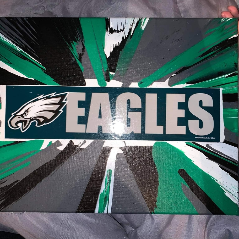 Philadelphia Eagles Spin Art